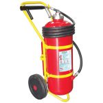 ESTINTORE OM UNI 9492 CARRELLATO POLVERE TEDESCA KG 50 A-B1-C