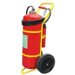 ESTINTORE OM UNI 9492 CARRELLATO SCHIUMA LT 150 BB ESTERNA AZOTO, VERNICIATO INTERNAMENTE