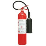 ESTINTORE CO2 KG 5, DM 7/1/05 EN3.7, 113 BOMBOLA ALLUMINIO, VALVOLA SICURA CILINDRICA M25X2 CONO ALTA RESA