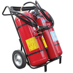 ESTINTORE KG100+100 TWIN AGENT POLVERE – SCHIUMA CON SERBATOIO inox