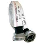 MANICHETTA STARK UNI 45 MM, MT 20 CON RACCORDI STORZ 52C ALLLUMINIO, LUG 66